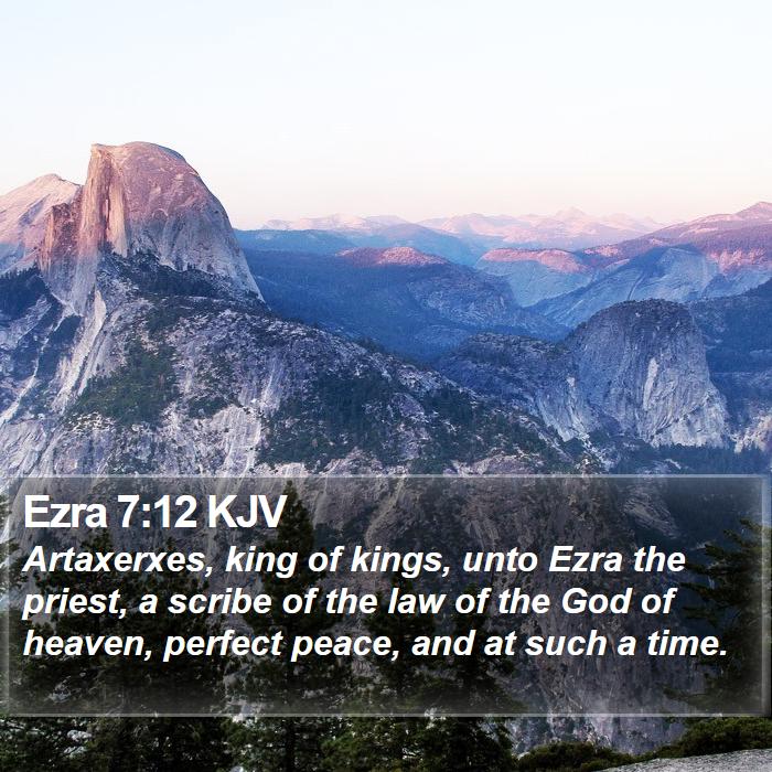 Ezra 7:12 KJV Bible Study