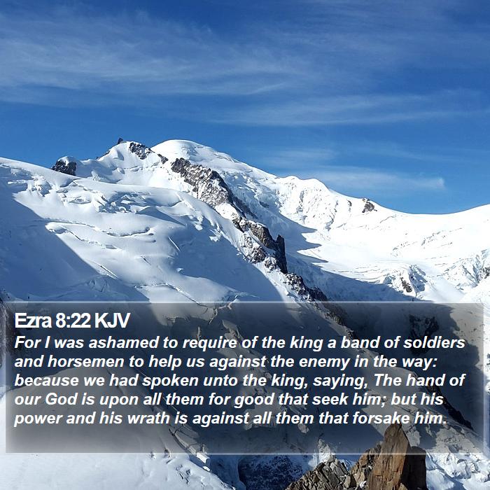 Ezra 8:22 KJV Bible Study