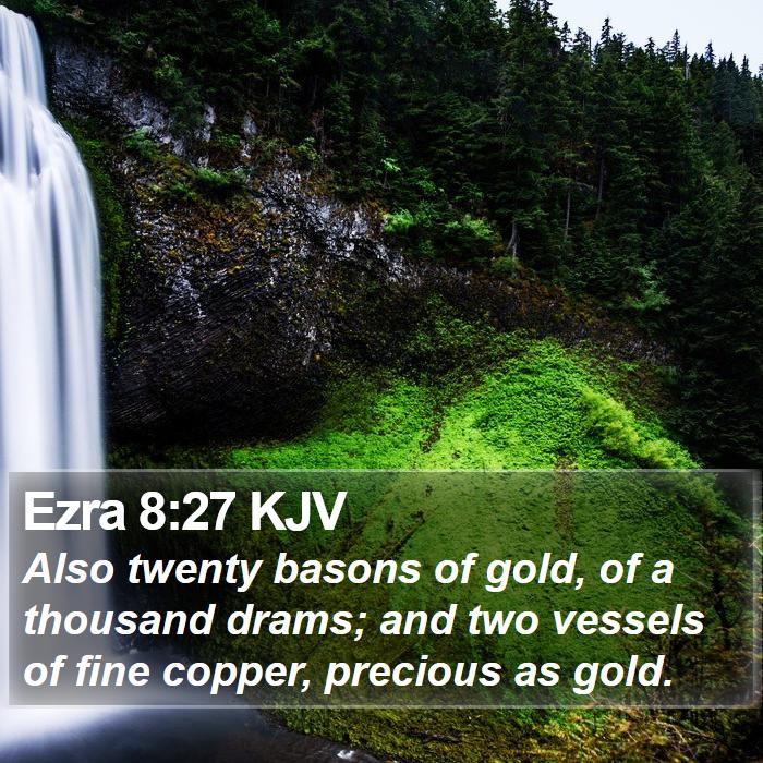 Ezra 8:27 KJV Bible Study