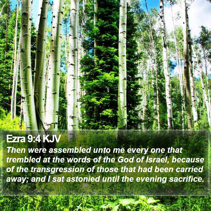 Ezra 9:4 KJV Bible Study