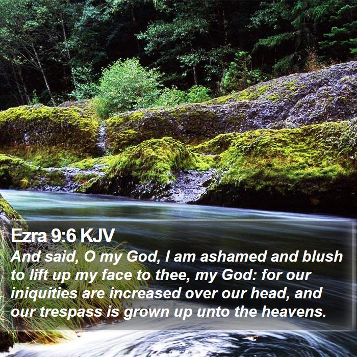 Ezra 9:6 KJV Bible Study