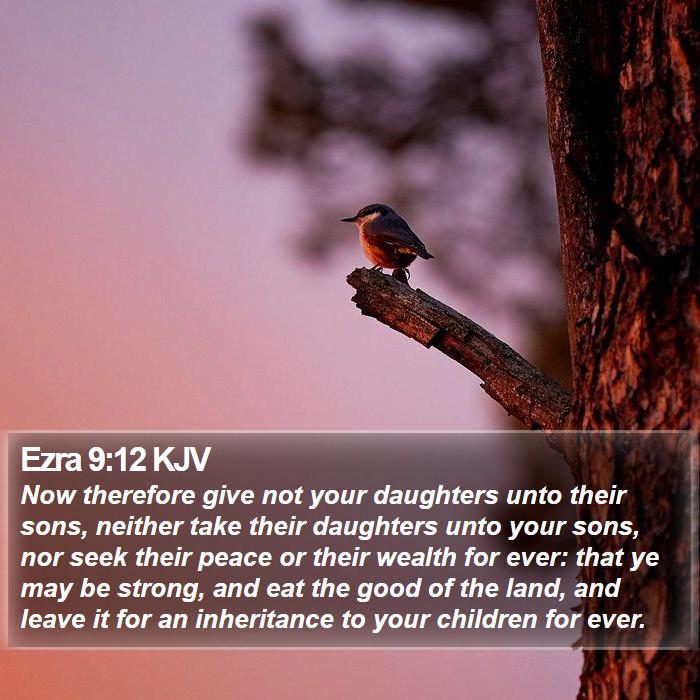 Ezra 9:12 KJV Bible Study