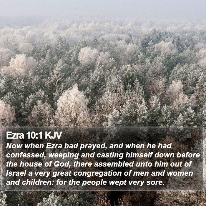 Ezra 10:1 KJV Bible Study