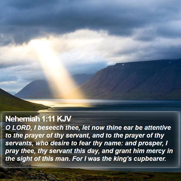 Nehemiah 1:11 KJV Bible Study