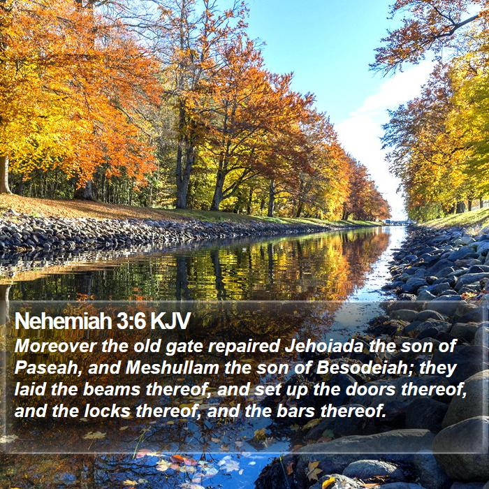 Nehemiah 3:6 KJV Bible Study