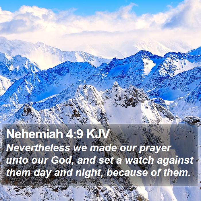 Nehemiah 4:9 KJV Bible Study