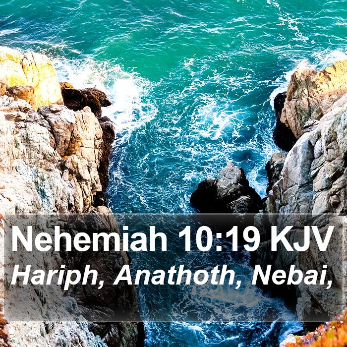 Nehemiah 10:19 KJV Bible Study