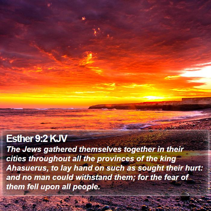 Esther 9:2 KJV Bible Study