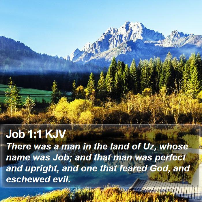 Job 1:1 KJV Bible Study