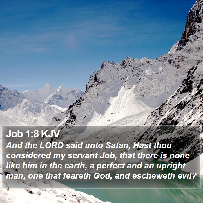 Job 1:8 KJV Bible Study