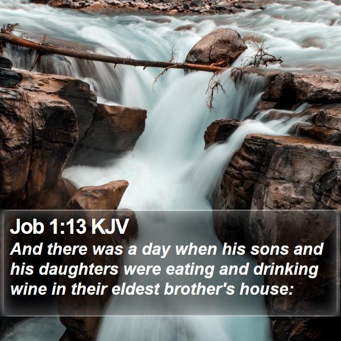 Job 1:13 KJV Bible Study