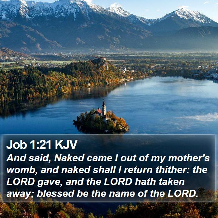 Job 1:21 KJV Bible Study