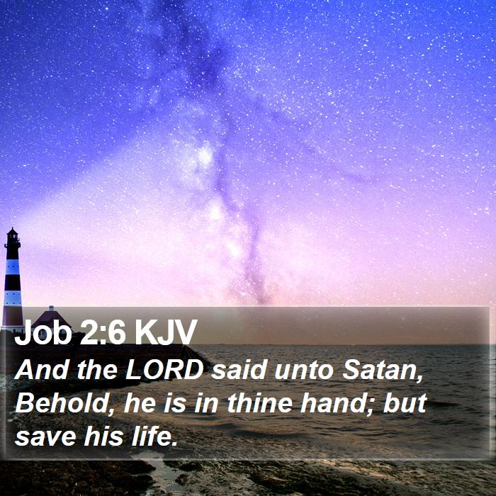 Job 2:6 KJV Bible Study