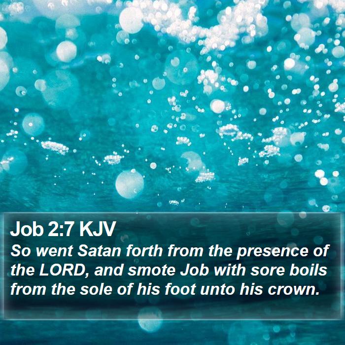 Job 2:7 KJV Bible Study