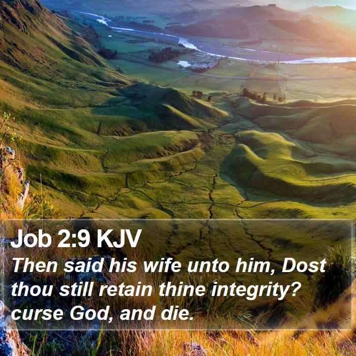 Job 2:9 KJV Bible Study