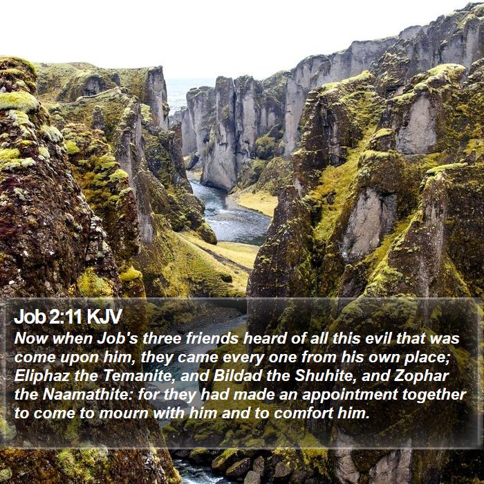 Job 2:11 KJV Bible Study