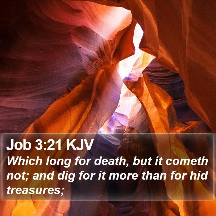 Job 3:21 KJV Bible Study