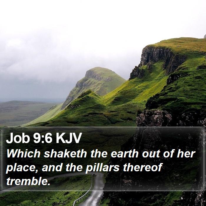 Job 9:6 KJV Bible Study