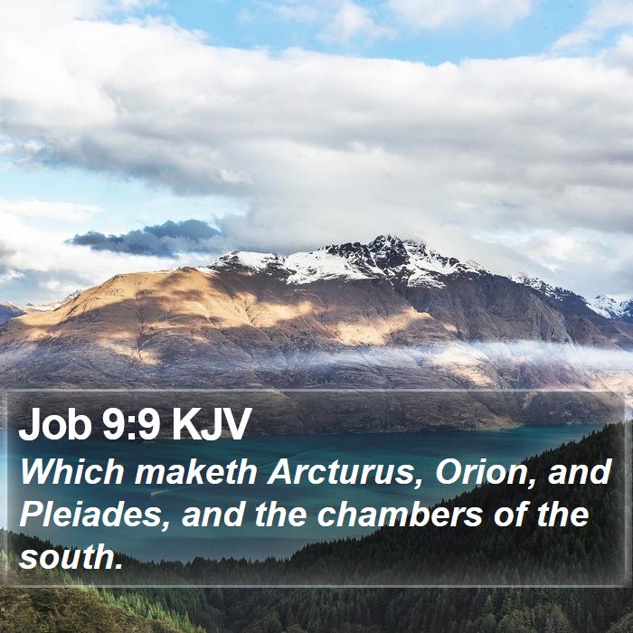 Job 9:9 KJV Bible Study