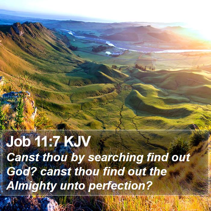 Job 11:7 KJV Bible Study