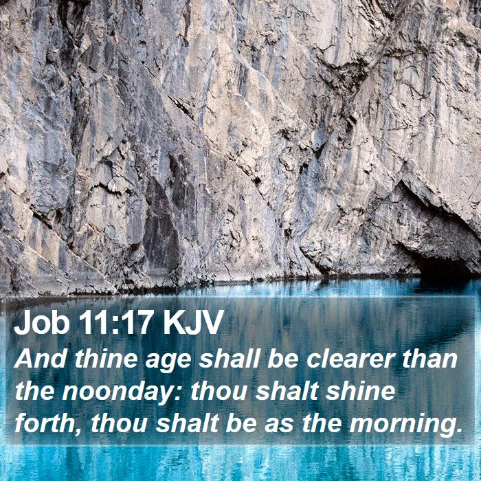 Job 11:17 KJV Bible Study