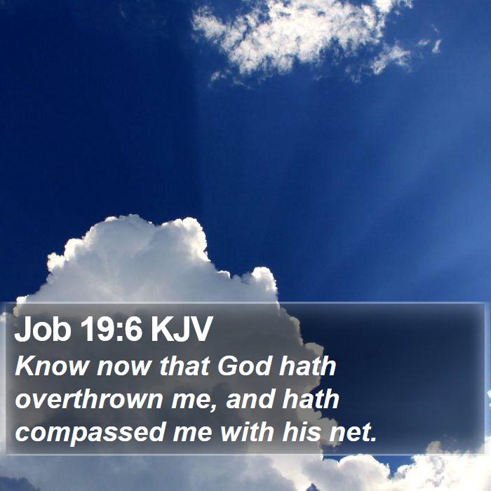 Job 19:6 KJV Bible Study