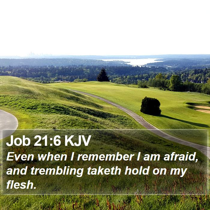 Job 21:6 KJV Bible Study