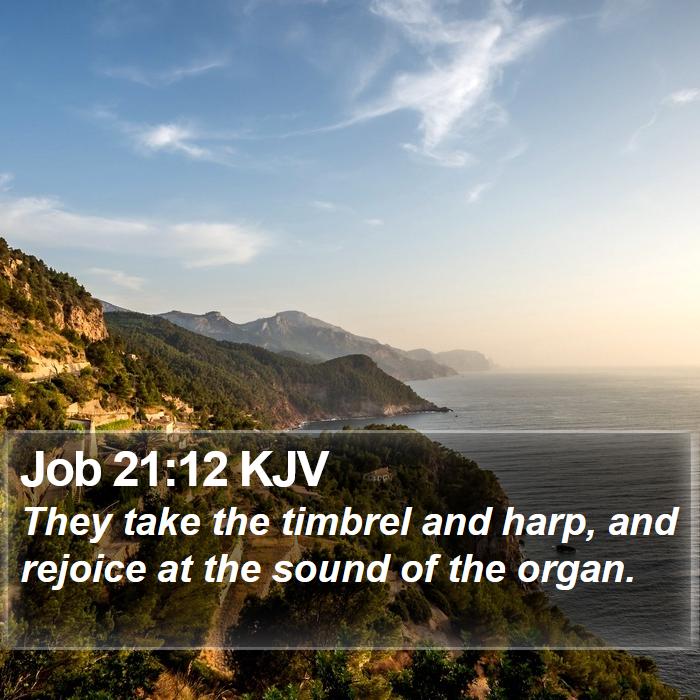 Job 21:12 KJV Bible Study