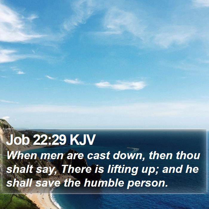 Job 22:29 KJV Bible Study