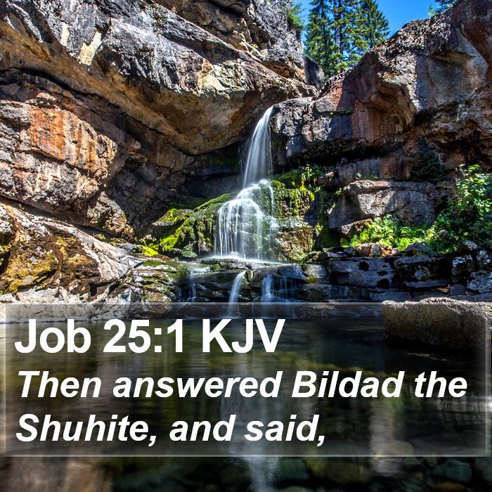 Job 25:1 KJV Bible Study