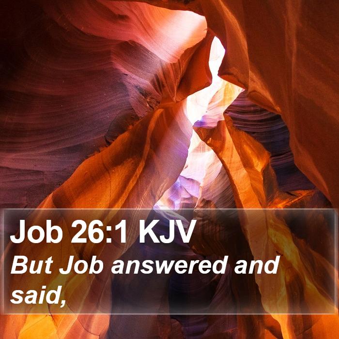 Job 26:1 KJV Bible Study