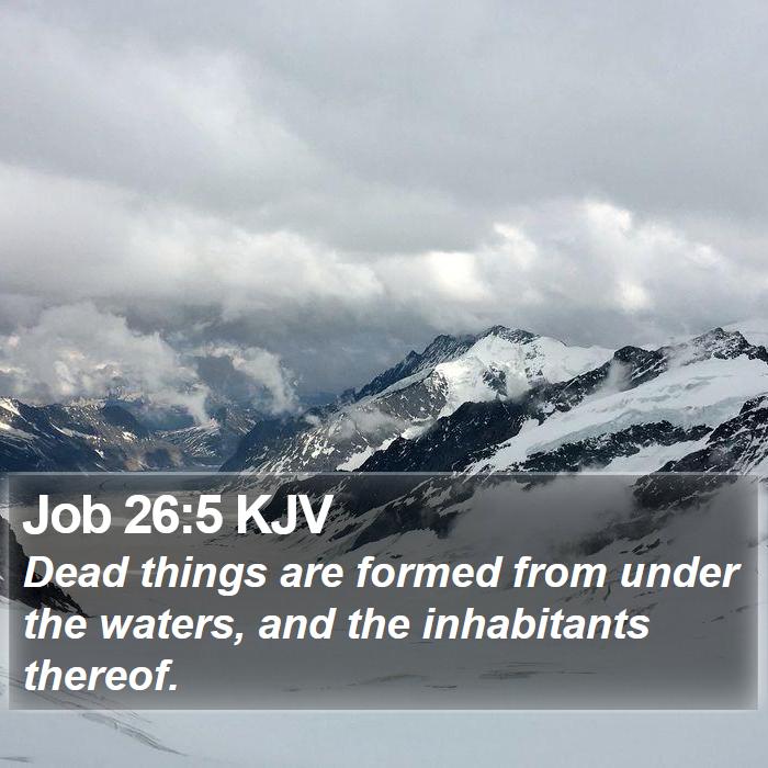 Job 26:5 KJV Bible Study