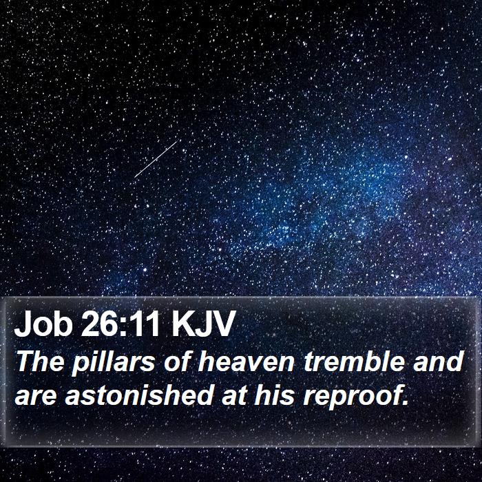 Job 26:11 KJV Bible Study