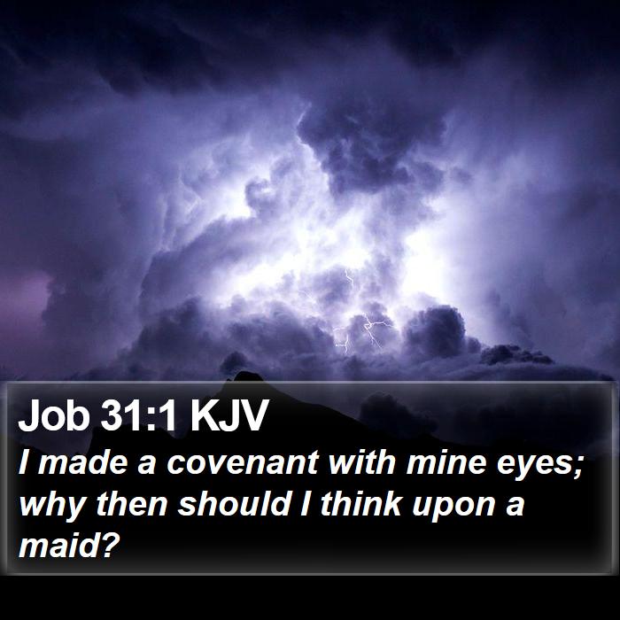 Job 31:1 KJV Bible Study