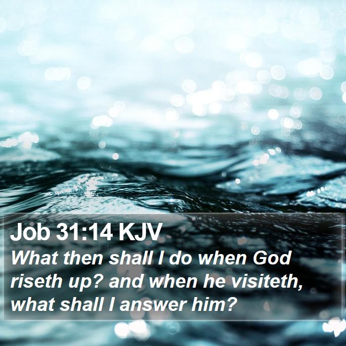 Job 31:14 KJV Bible Study