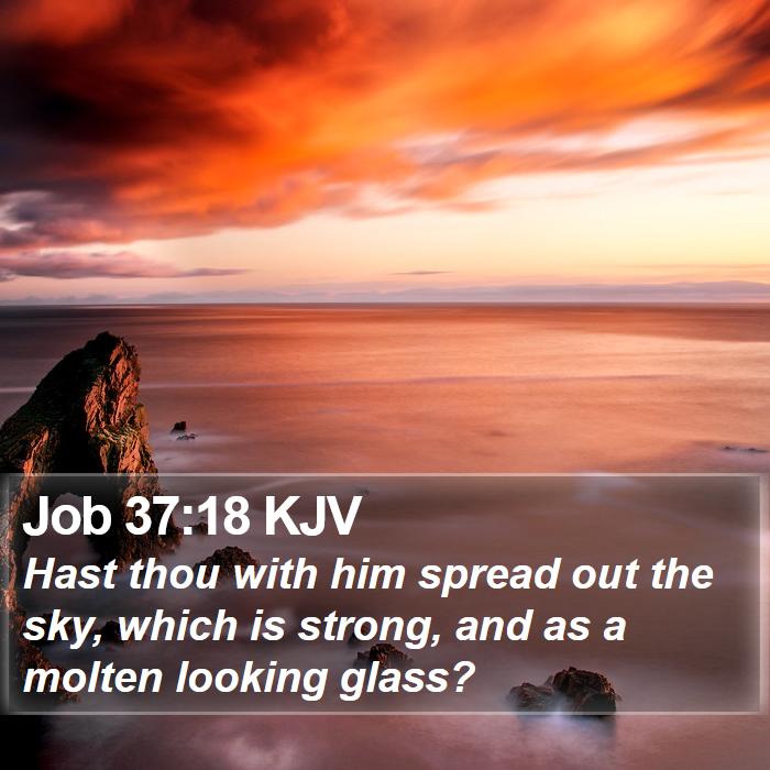 Job 37:18 KJV Bible Study