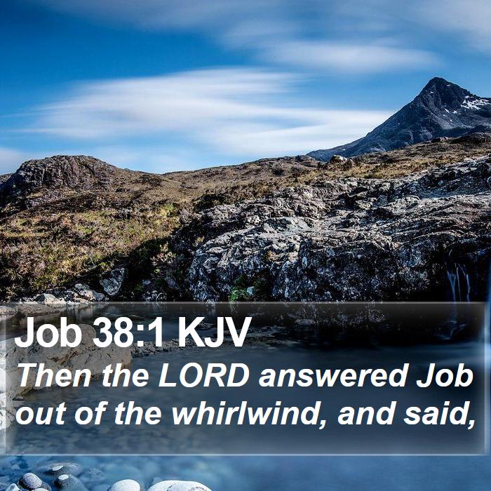 Job 38:1 KJV Bible Study