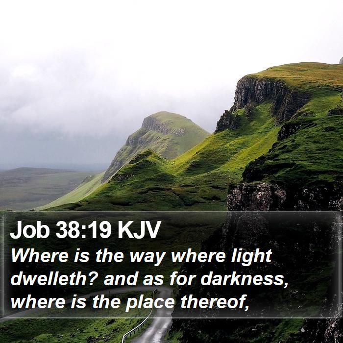 Job 38:19 KJV Bible Study