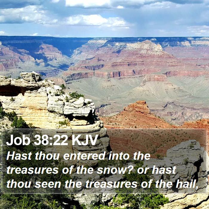 Job 38:22 KJV Bible Study