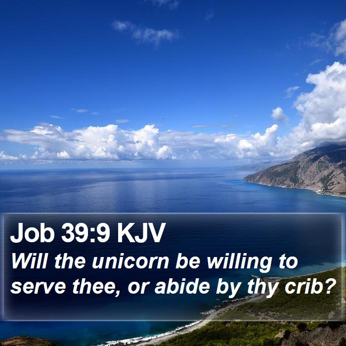 Job 39:9 KJV Bible Study