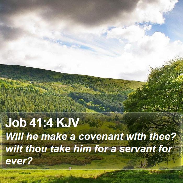 Job 41:4 KJV Bible Study