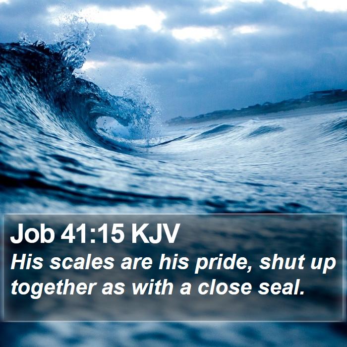 Job 41:15 KJV Bible Study