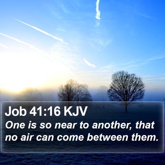 Job 41:16 KJV Bible Study