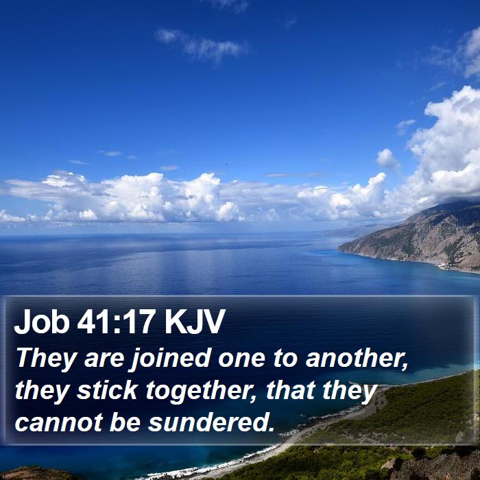 Job 41:17 KJV Bible Study