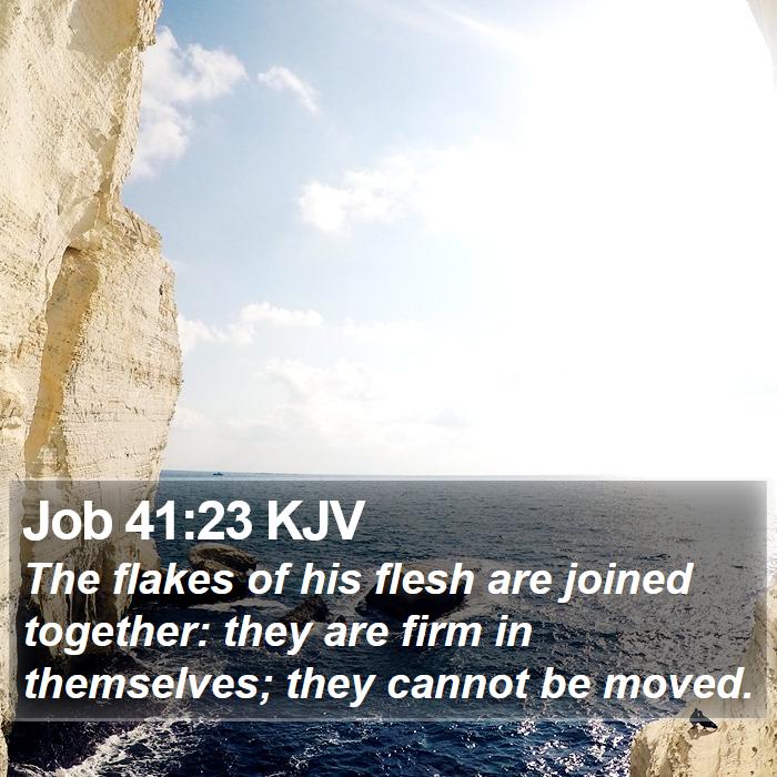 Job 41:23 KJV Bible Study