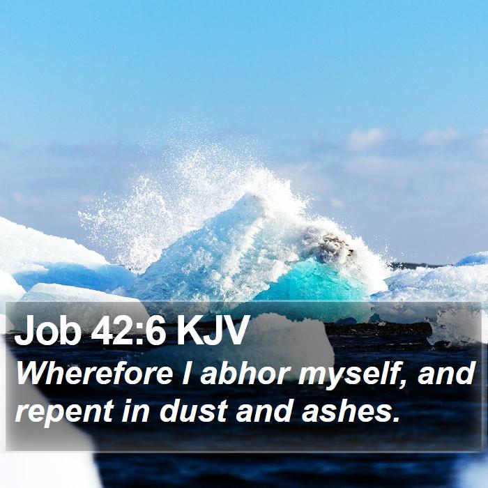 Job 42:6 KJV Bible Study