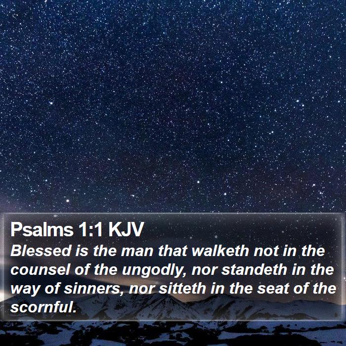 Psalms 1:1 KJV Bible Study