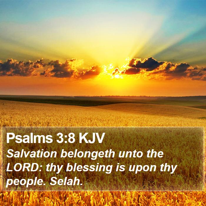 Psalms 3:8 KJV Bible Study