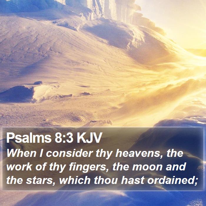 Psalms 8:3 KJV Bible Study