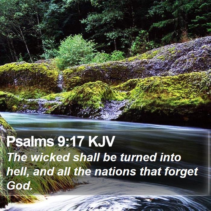 Psalms 9:17 KJV Bible Study